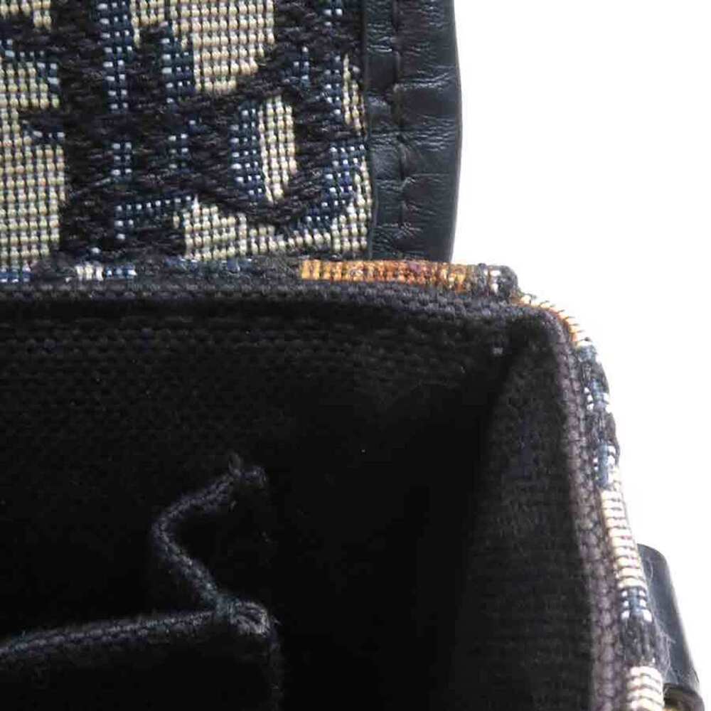 CHRISTIAN DIOR Blue Leather Shoulder Bag - Picture 8 of 16